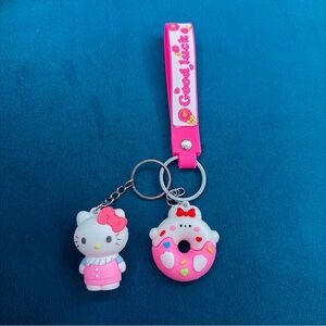 Hello Kitty Pink and White Key Holder Set